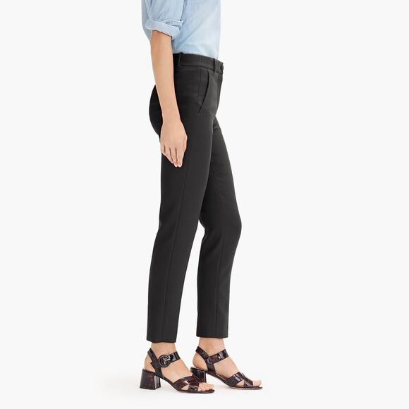 J.Crew High-Rise Cameron Pant In Four-Season Stretch Black - 6